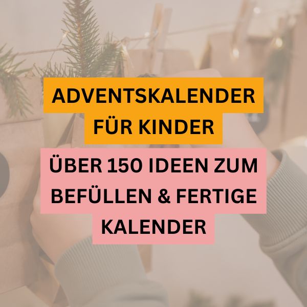 Beitragsbild - Kind öffnet einen selbst befüllten Adventskalender aus Papiertüten mit Ideen für die Adventskalenderfüllung von Kindern.